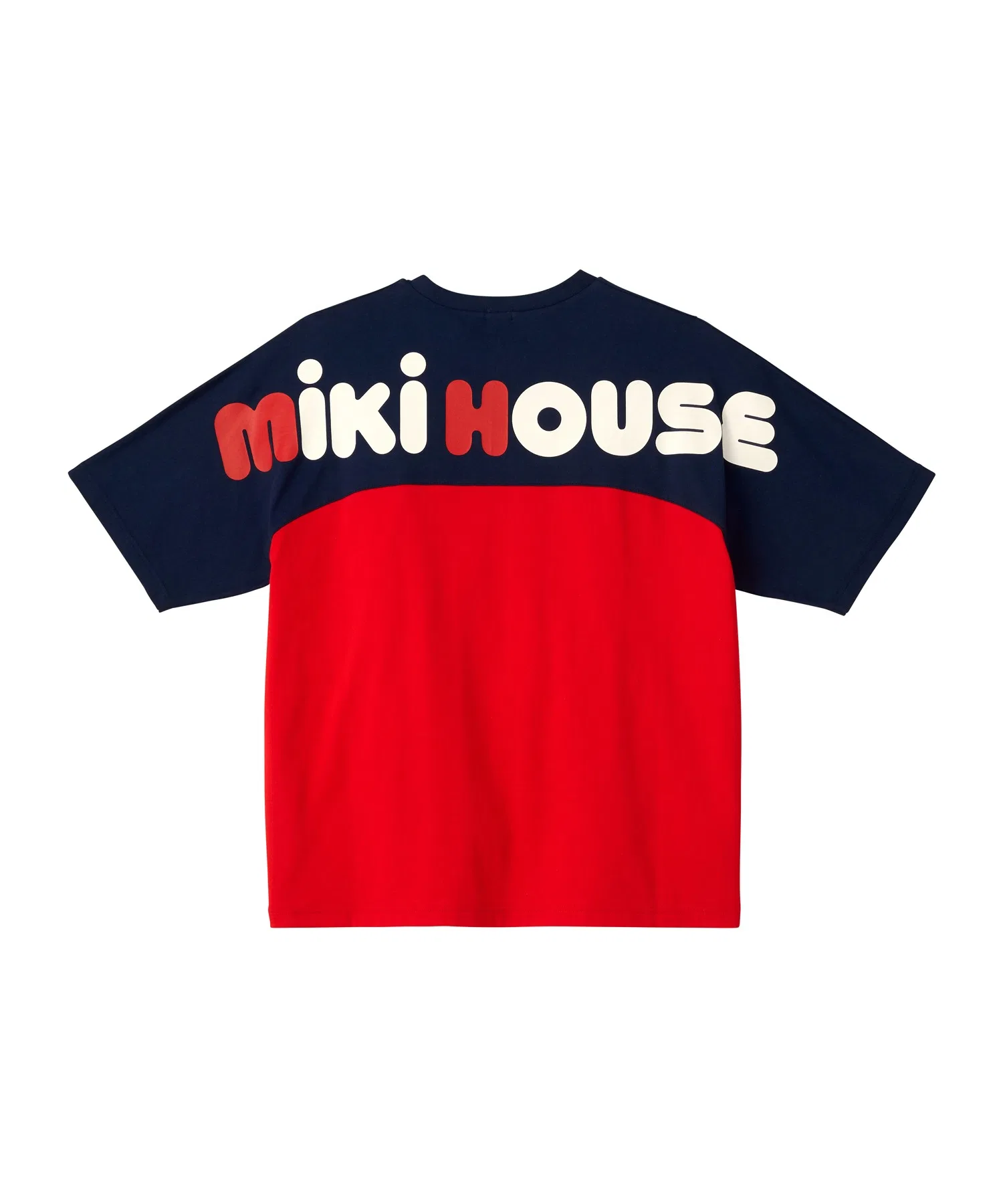 Взрослая футболка MIKI HOUSE с логотипом на спине