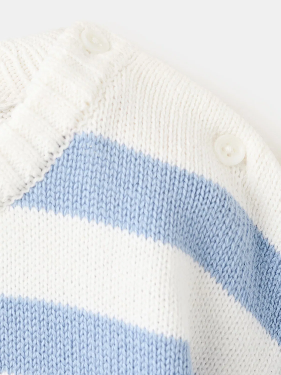 Свитер 'RO' Mango Kids, Blue/Dusty Blue — фото 3