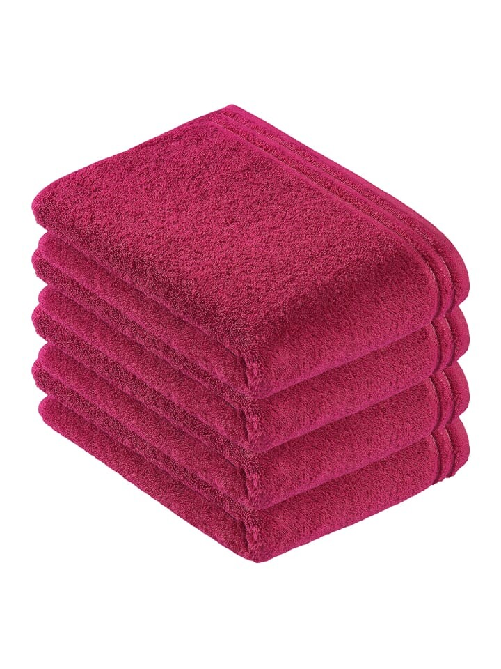 

Полотенце для ванной и душа Vossen, цвет cranberry