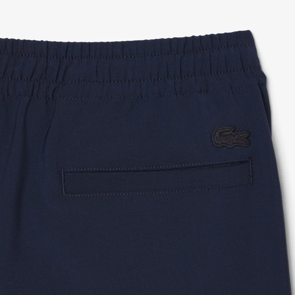 Мужские фланелевые брюки Regular Fit тёмно-синие от Lacoste — фото 3