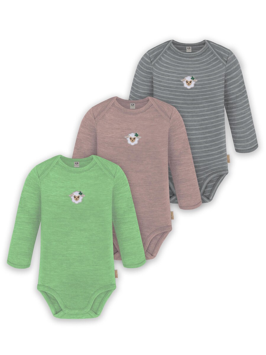 

Комбинезон/боди normani, серый/серо-коричневый/светло-серый