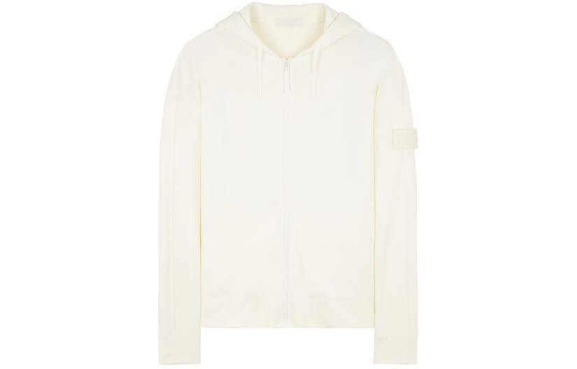 Толстовка мужская цвета слоновой кости Stone Island, белый