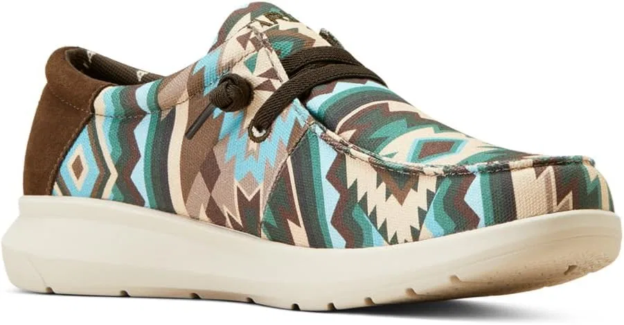 Джинсы с принтом Ariat, Синий Southwest Print/Темный деним — фото 3