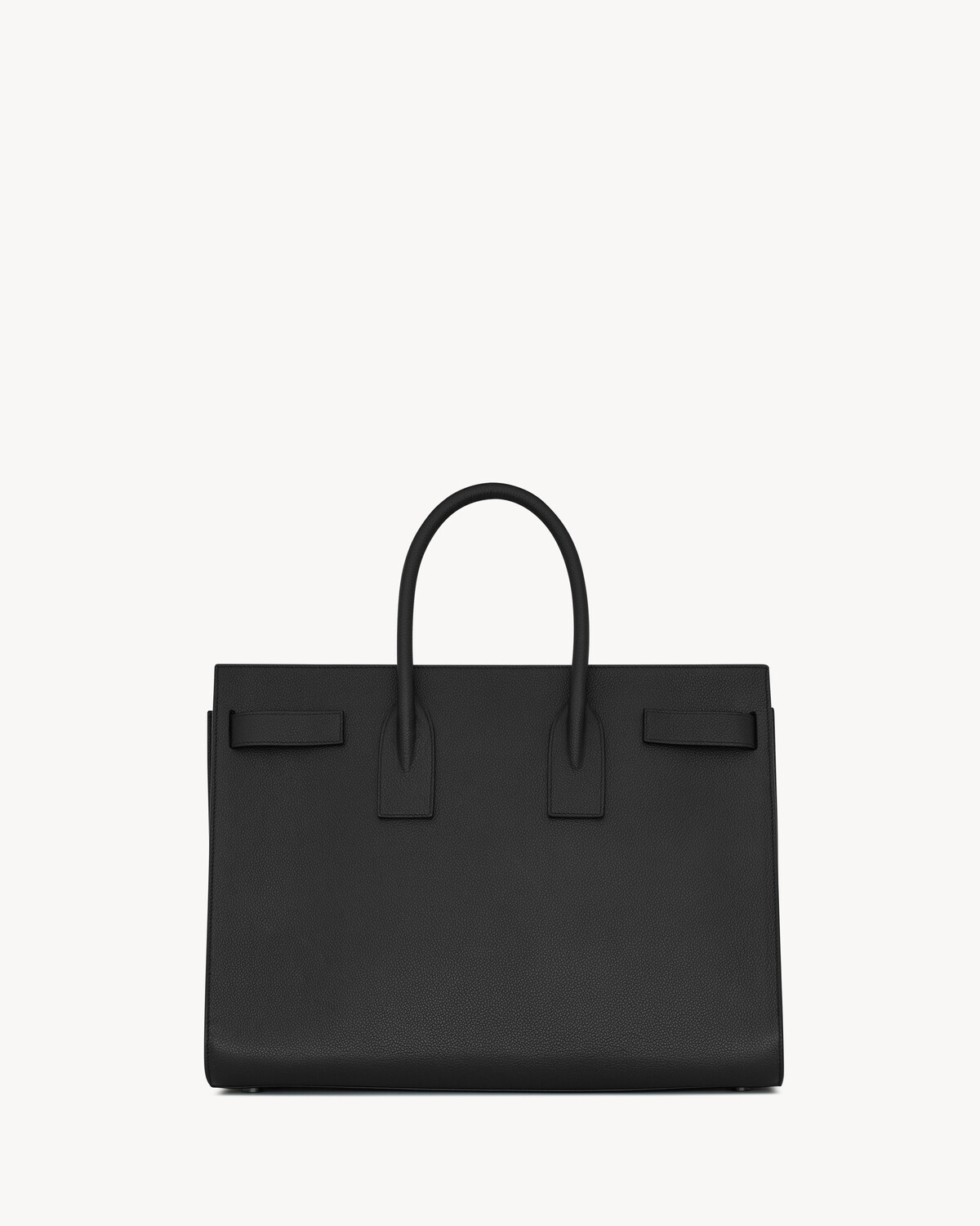 Большая сумка Sac de Jour из зернистой кожи Saint Laurent, черный — фото 2