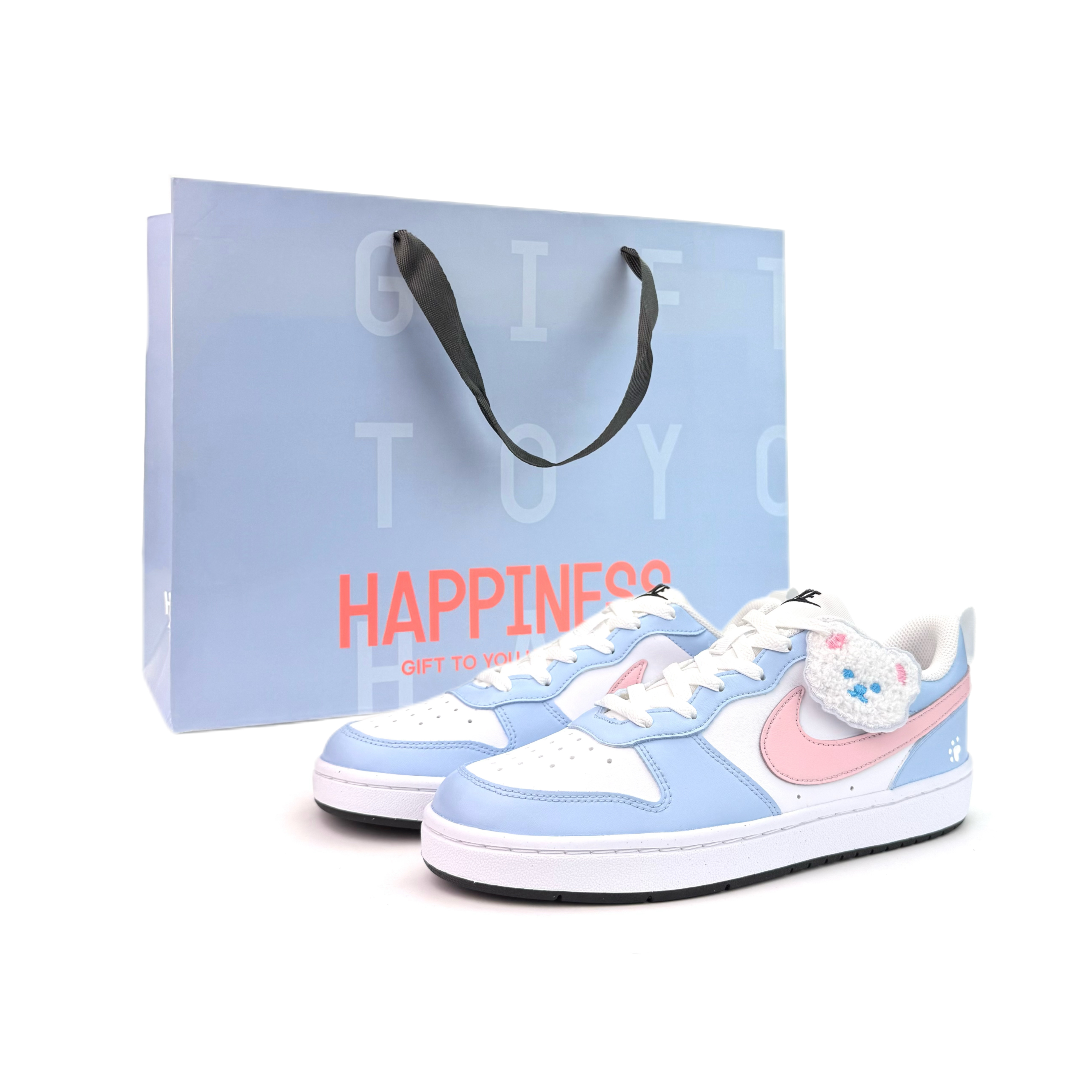 

Детские скейтерские кеды Court Borough Nike, синий