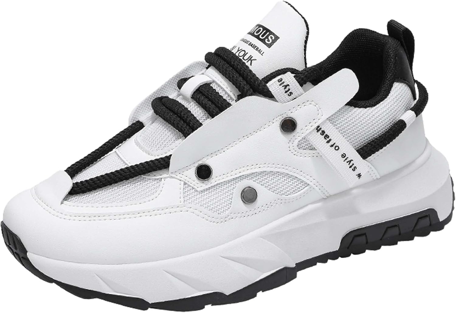 

Мужские свободные и модные спортивные кроссовки, ретро и простые классические мужские спортивные кроссовки, повседневная обувь Generic, черный