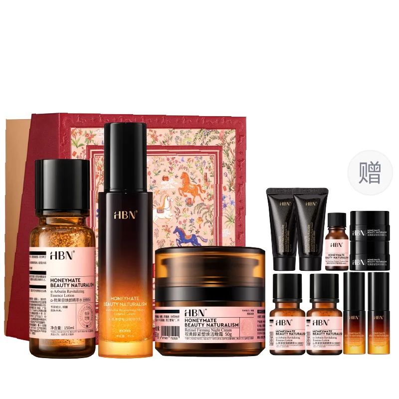 HBN Набор для ухода за кожей унисекс, Special Edition Radiance Water 150ml+Original White Milk+Night Cream 2.0 30g — фото 2