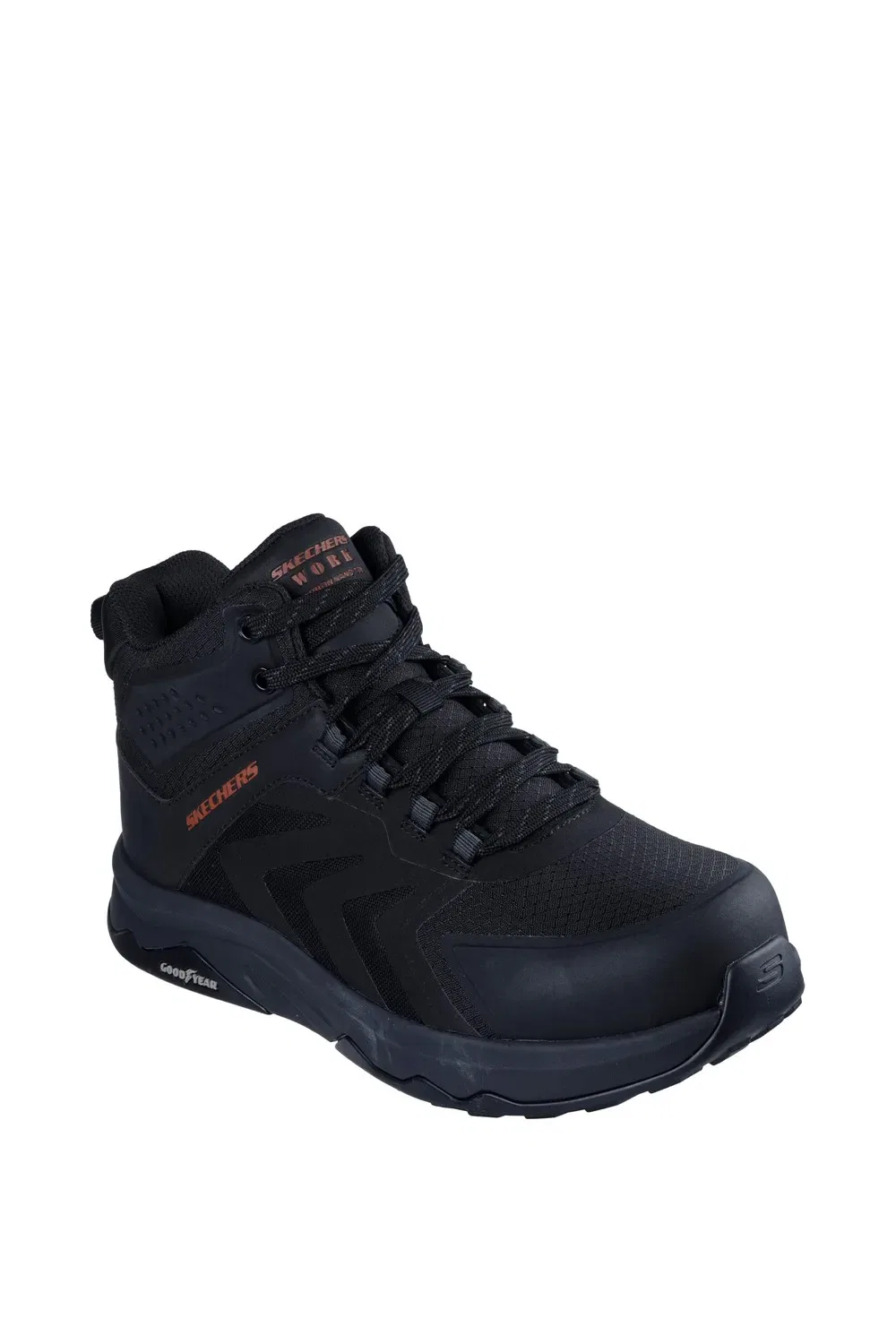 Ботинки Speed-Flex Trekker с защитным носком Skechers, черный