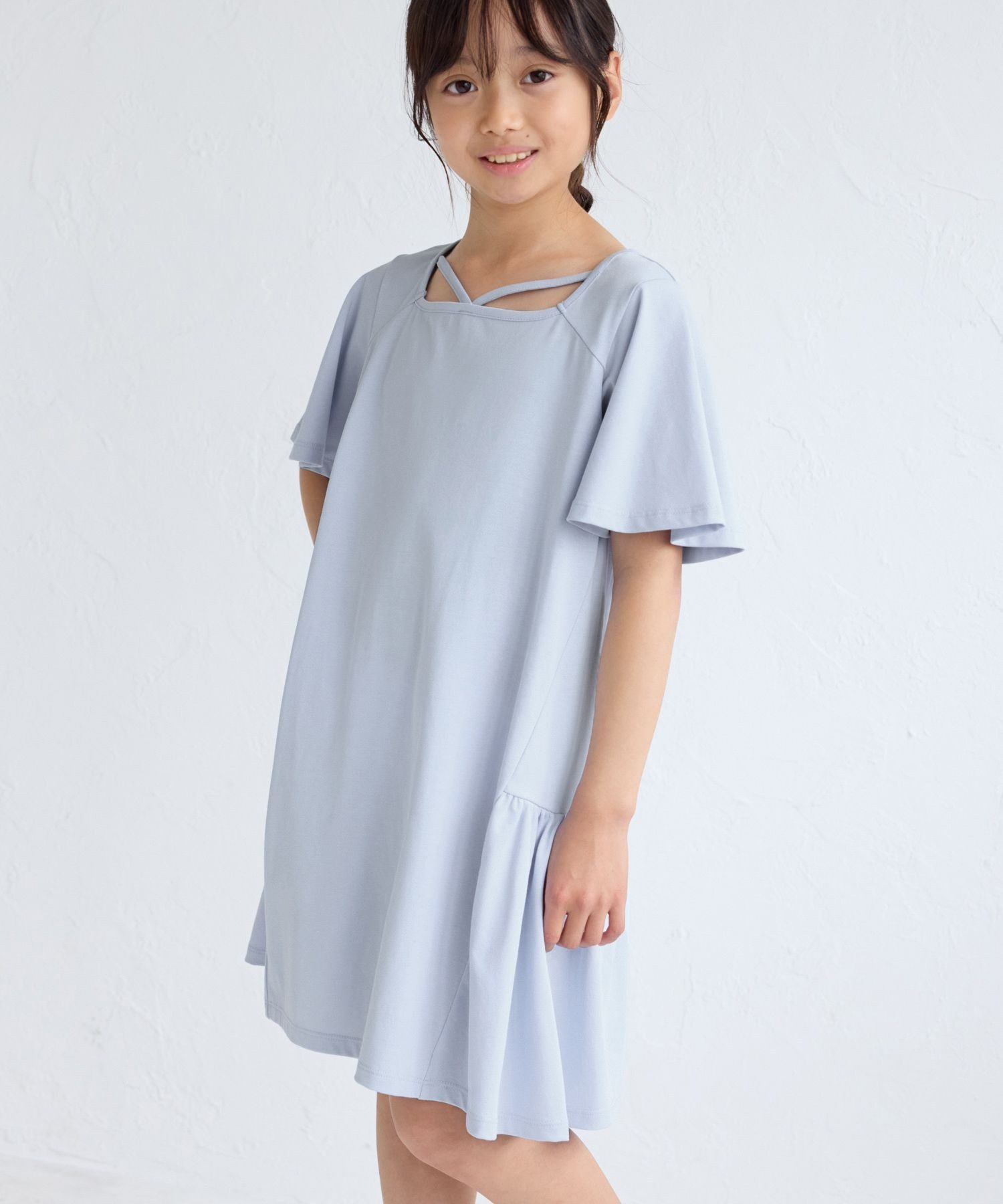 Дизайнерское платье с вырезом и пошивом горловины ROPE' PICNIC KIDS, Saxophone (48)