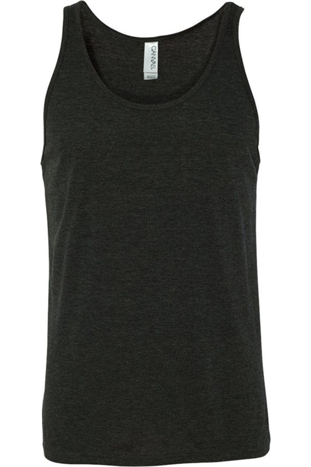 

Холщовая женская/дамская майка из джерси без рукавов BELLA + CANVAS, цвет charcoal black triblend