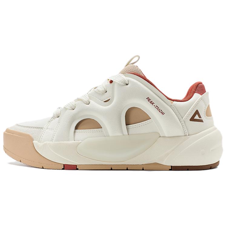 

PEAK Низкие, износостойкие, нескользящие, мужские, кроссовки для скейтбординга, бежево-красные