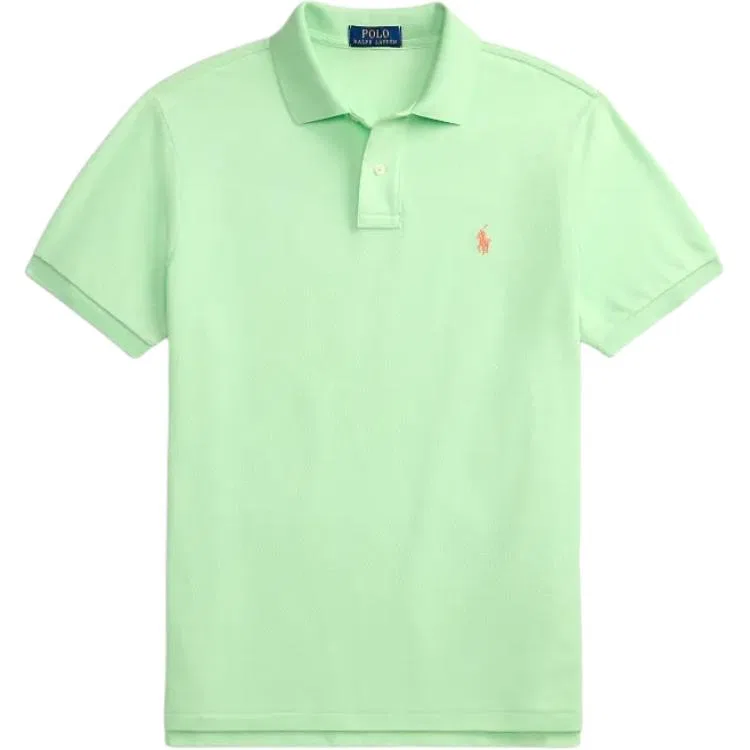 Поло с рифленой текстурой Polo Ralph Lauren, Green