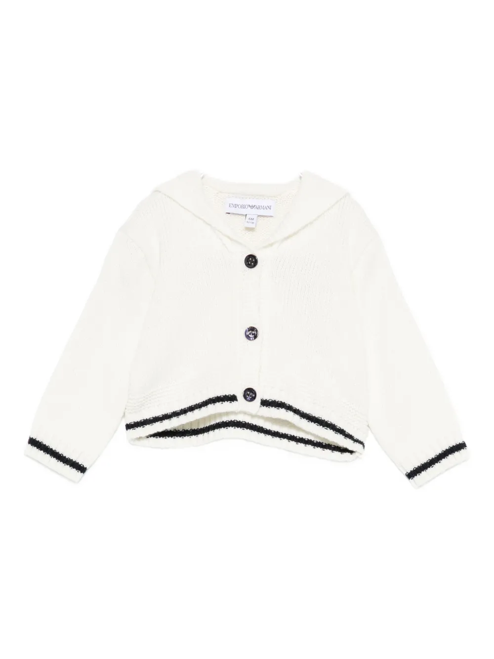 

Кардиган на пуговицах Emporio Armani Kids, нейтральный