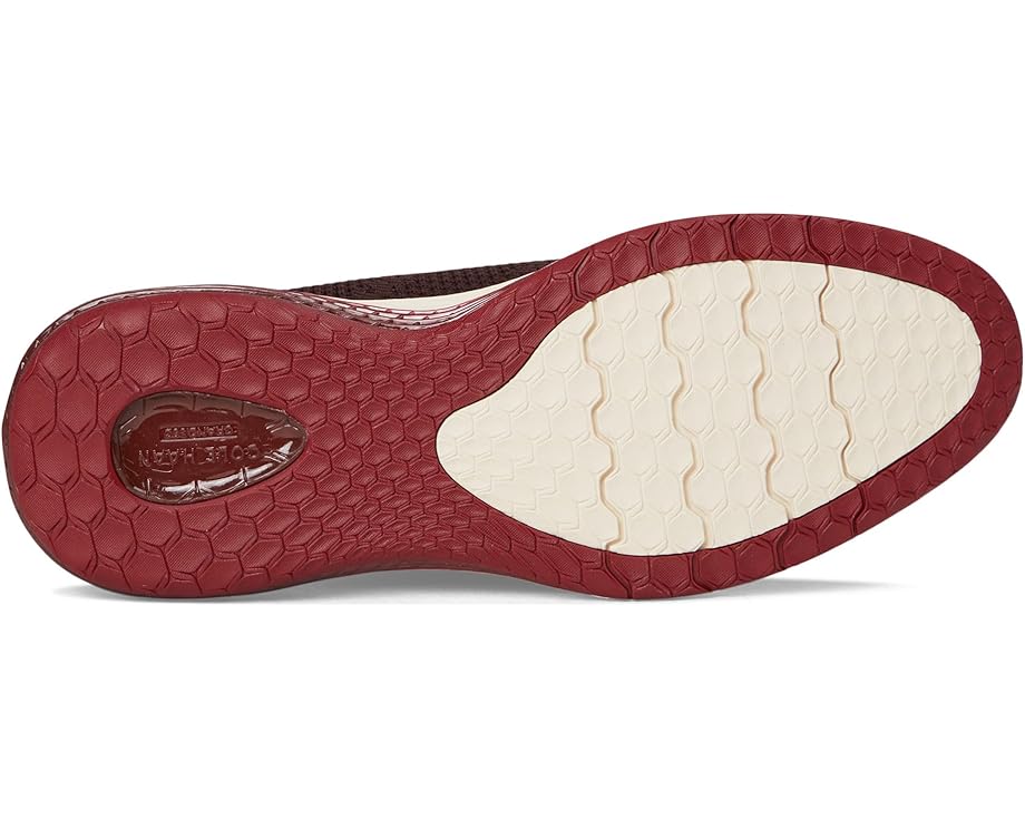 Мужские оксфорды Cole Haan Original Grand Energy Weave Stitchlite Wing, Chocolate Raisin/Claret/Ivory — фото 3