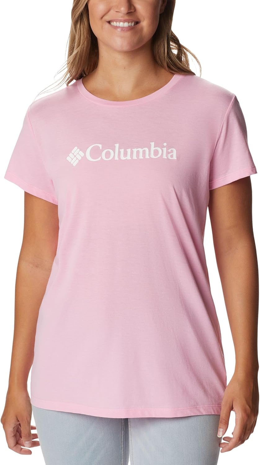 

Женская футболка Columbia Trek с коротким рукавом и графическим принтом, Wild Rose/Csc Branded Graphic, Розовый, Женская футболка Columbia Trek с коротким рукавом и графическим принтом, Wild Rose/Csc Branded Graphic