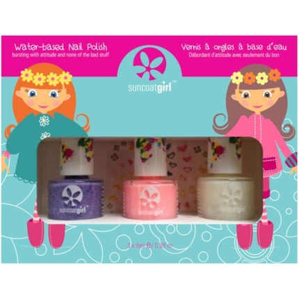 Набор для красоты ногтей All Natural Trio Pretty Me Suncoat Girl