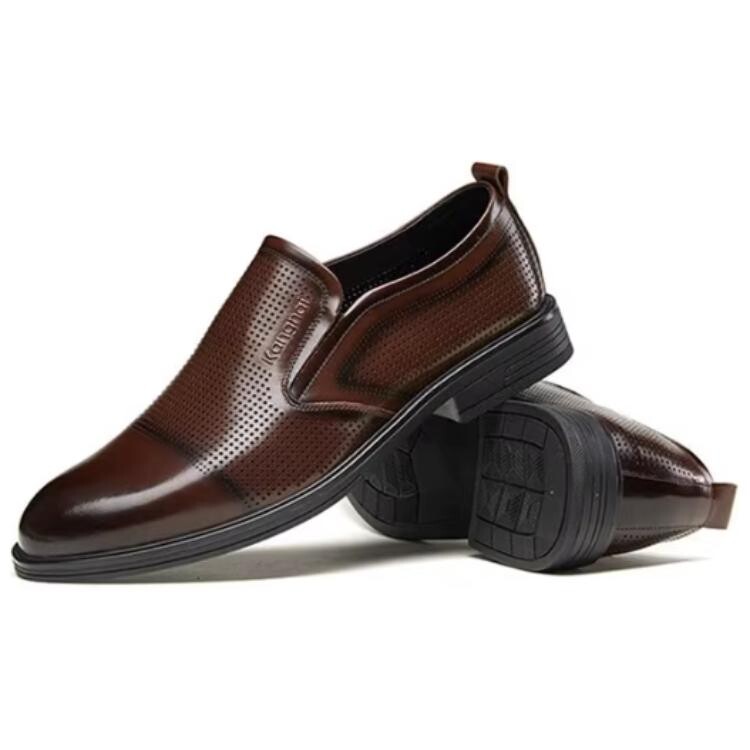 Туфли мужские Men"s Casual Men Low-Top Kangnai, коричневый — фото 3