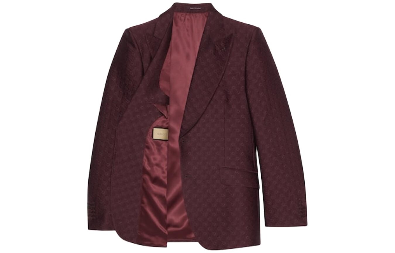 Деловой костюм Gucci Burgundy — фото 2
