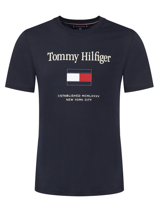 

Футболка regular fit Embro Flag MW0MW42736 Tommy Hilfiger, синий