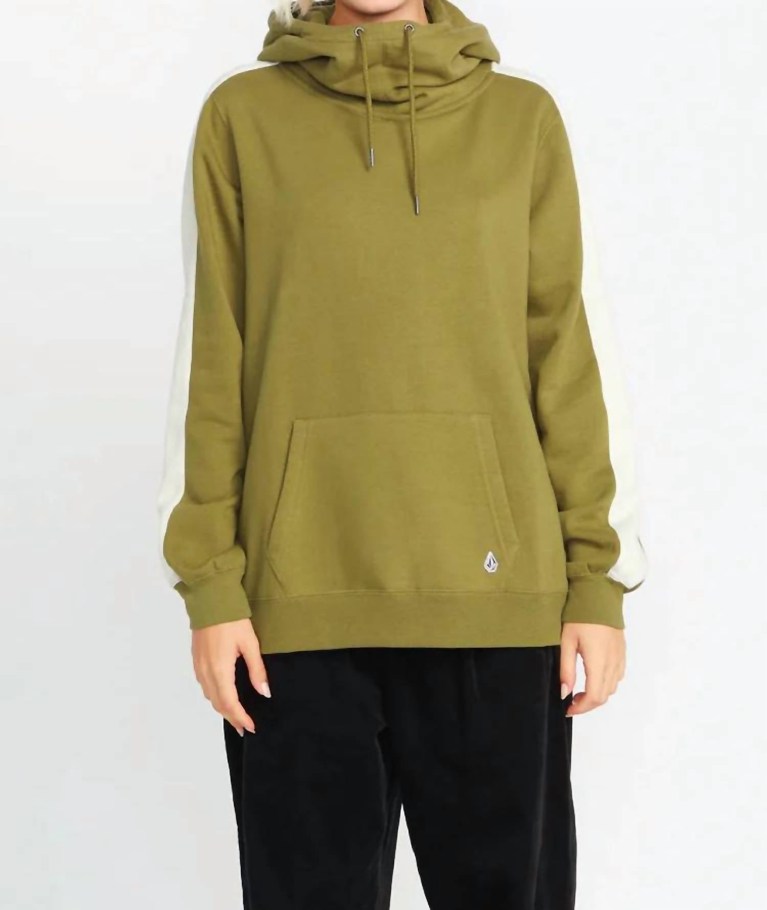 

Толстовка с капюшоном Walk It Out 2 цвета мха Volcom, цвет moss