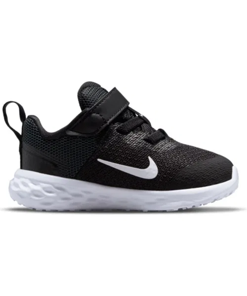 Детские кроссовки NIKE Revolution 6 чёрно-белые — фото 2