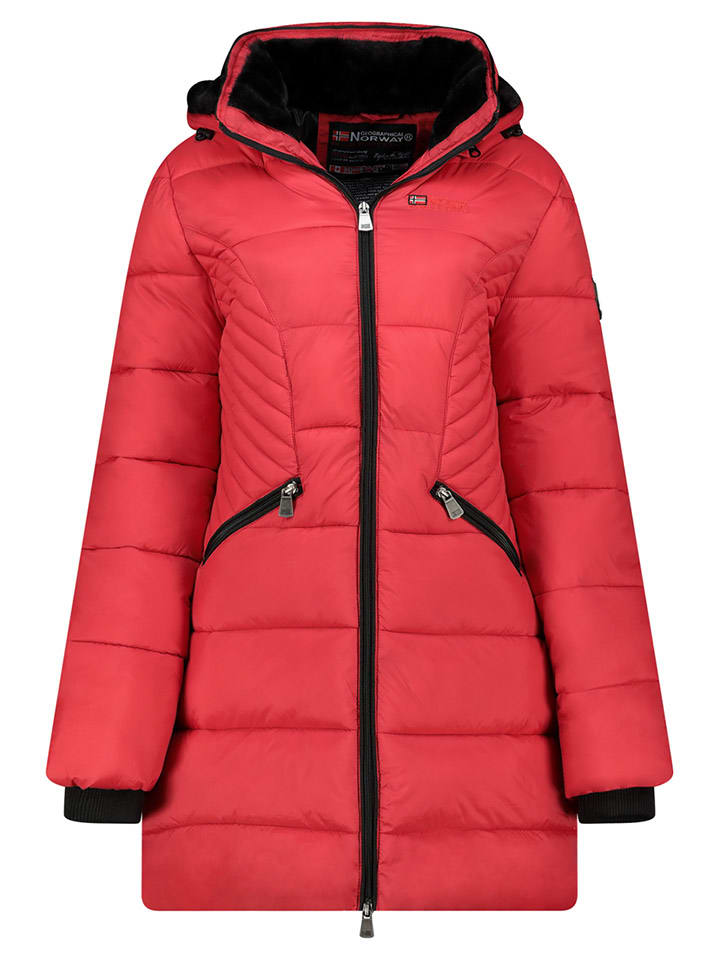 

Geographical Norway Зимнее пальто "Пчела" красного цвета