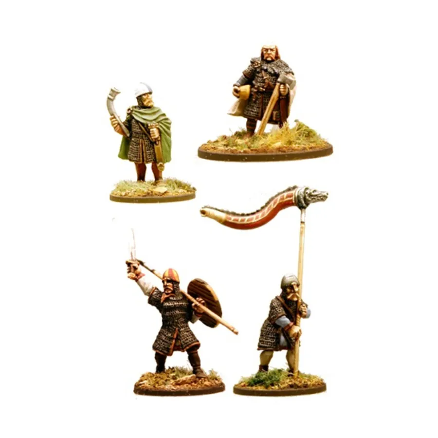 

Англо-датское командование хускарлов, Gripping Beast Miniatures - Viking Age (28mm)