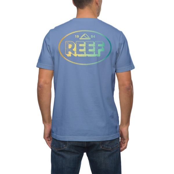 

Мужская футболка с принтом sol Reef, цвет steel blue