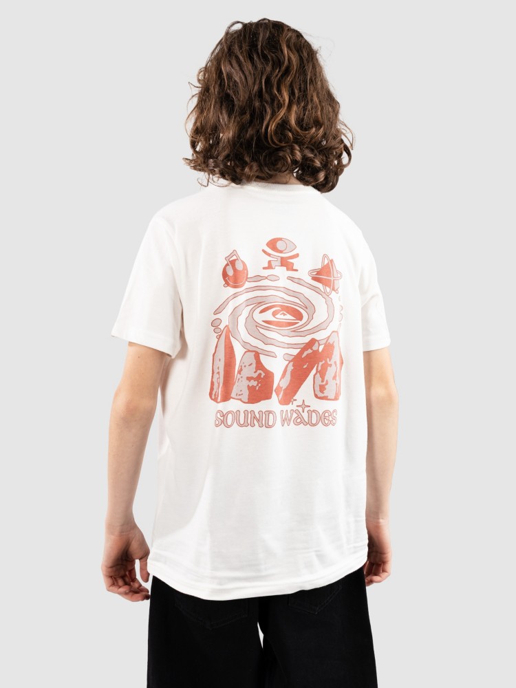 Футболка Quiksilver Evo Waves Festival Kids T-Shirt, snow white
