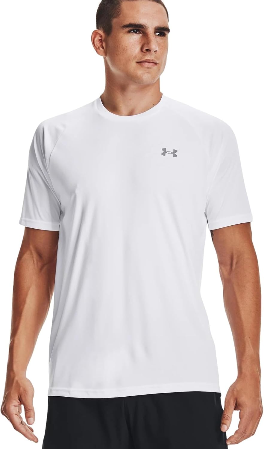 

Мужская футболка с коротким рукавом Under Armour Tech 2.0 5c, Optic White., Белый, Мужская футболка с коротким рукавом Under Armour Tech 2.0 5c, Optic White.