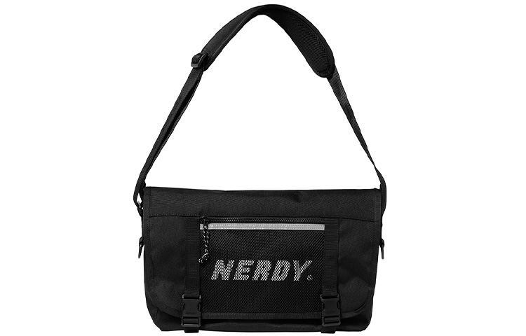 

Nerdy Полиэстеровый мессенджер через плечо унисекс фиолетовый черный, Black