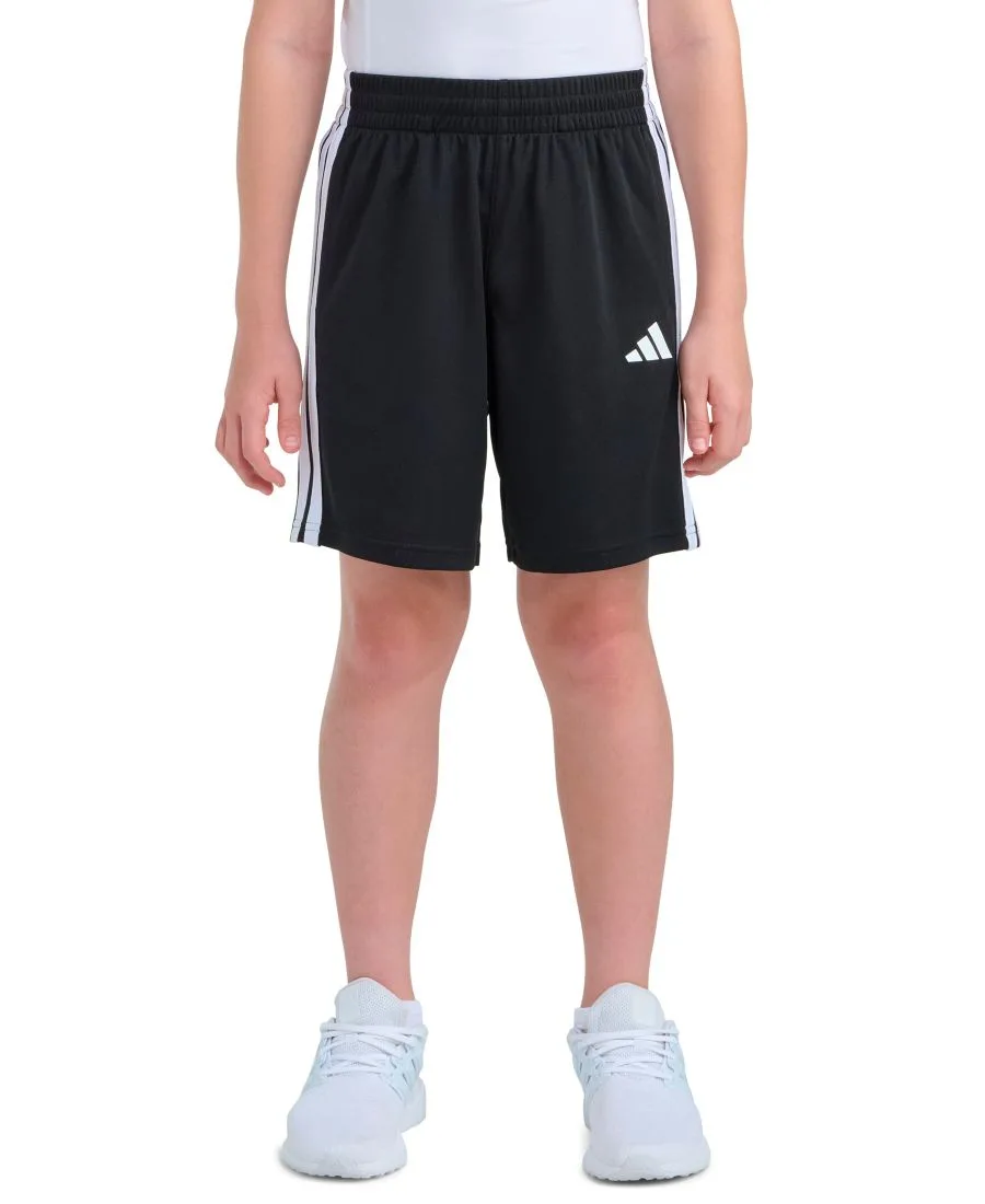 Детские шорты с эластичным поясом и шнурком, размер 8-18 Adidas, черный