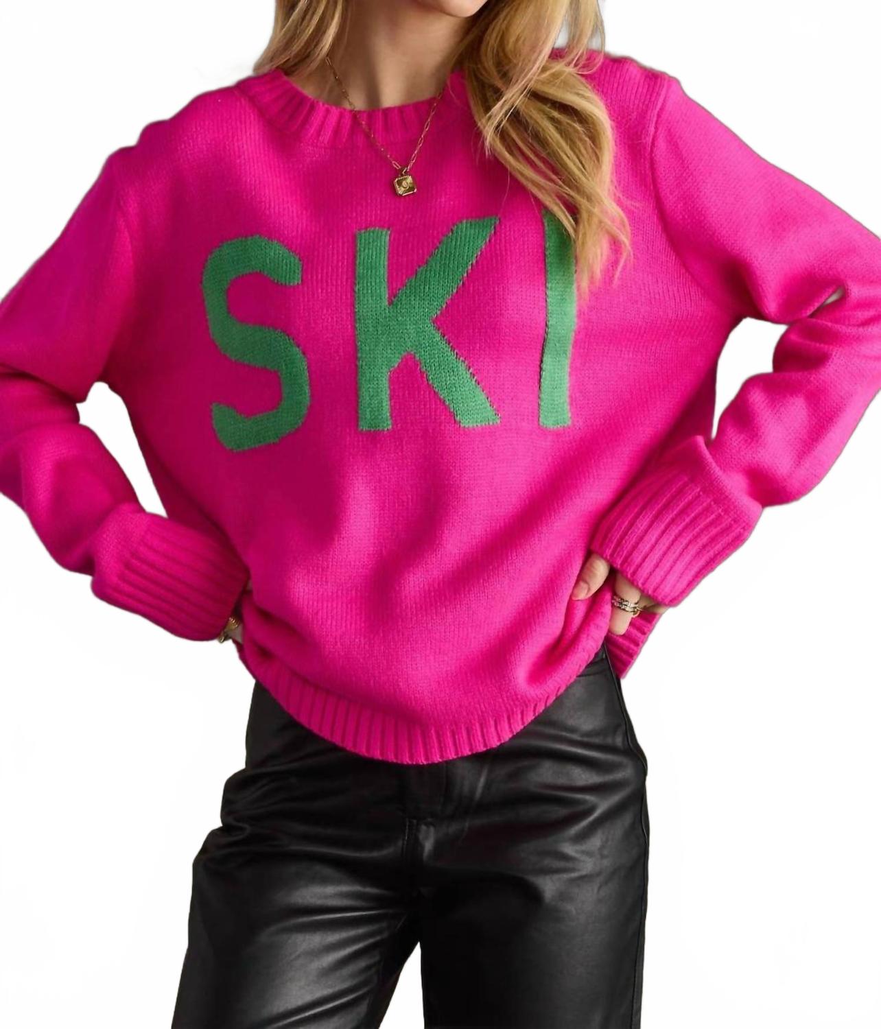 

Panache Apparel Лыжный свитер ярко-розового цвета