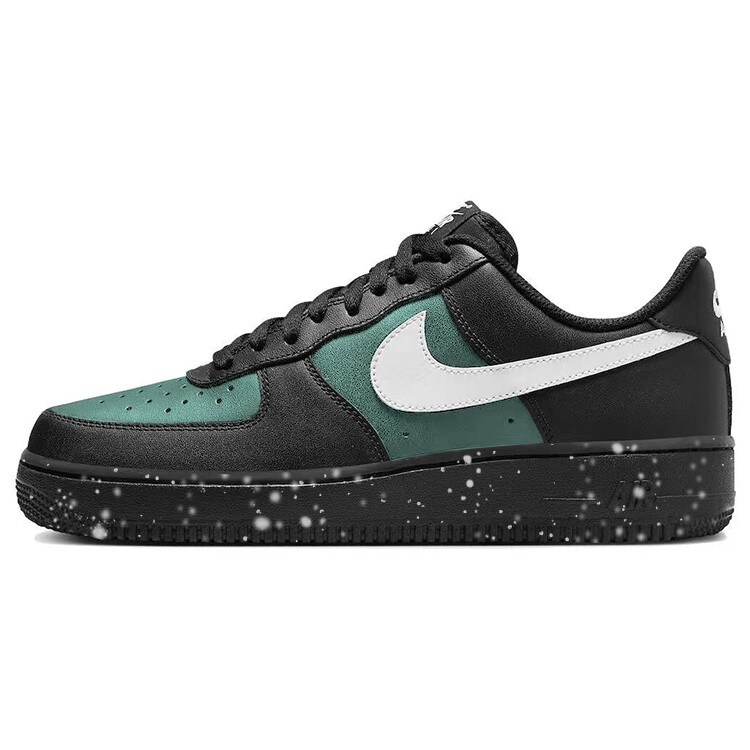 

Кроссовки Nike Air Force 1 Skateboarding Shoes Unisex Low-top Black/White/Green, черный