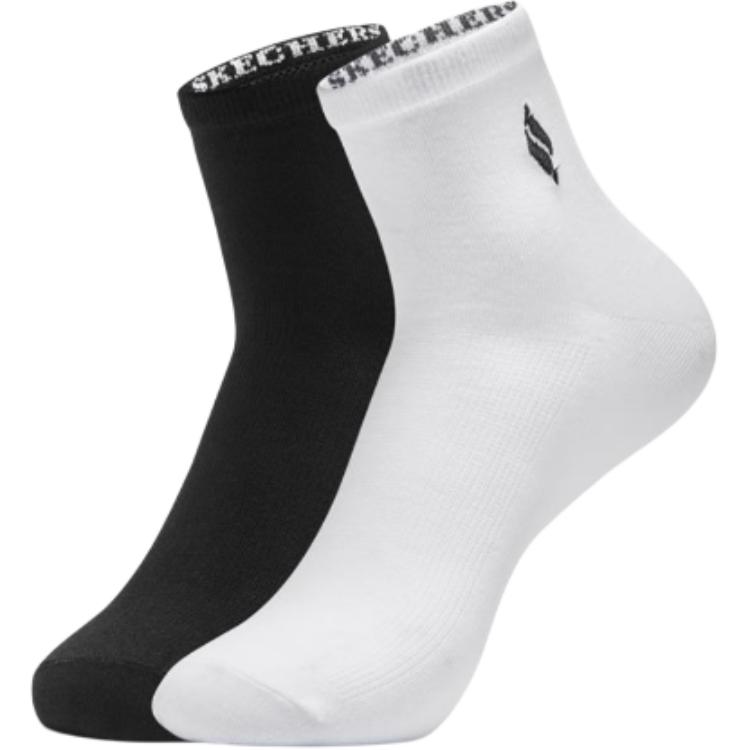 

Низкие носки унисекс 2 пары Skechers, белый/Pitch черный