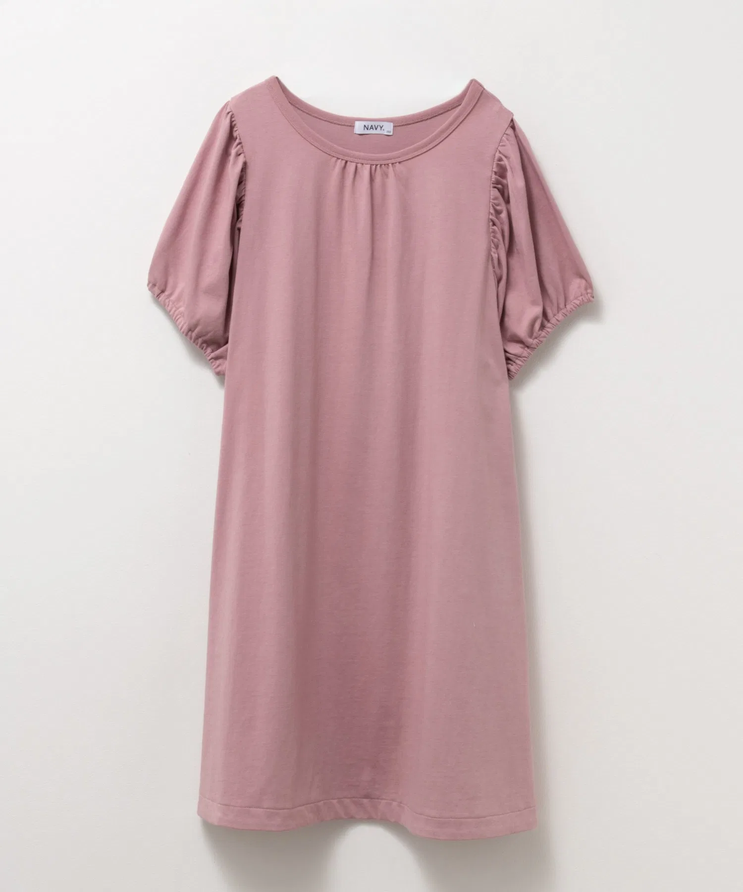 Детское хлопковое платье NAVY с оборками, для жаркой погоды, розовое