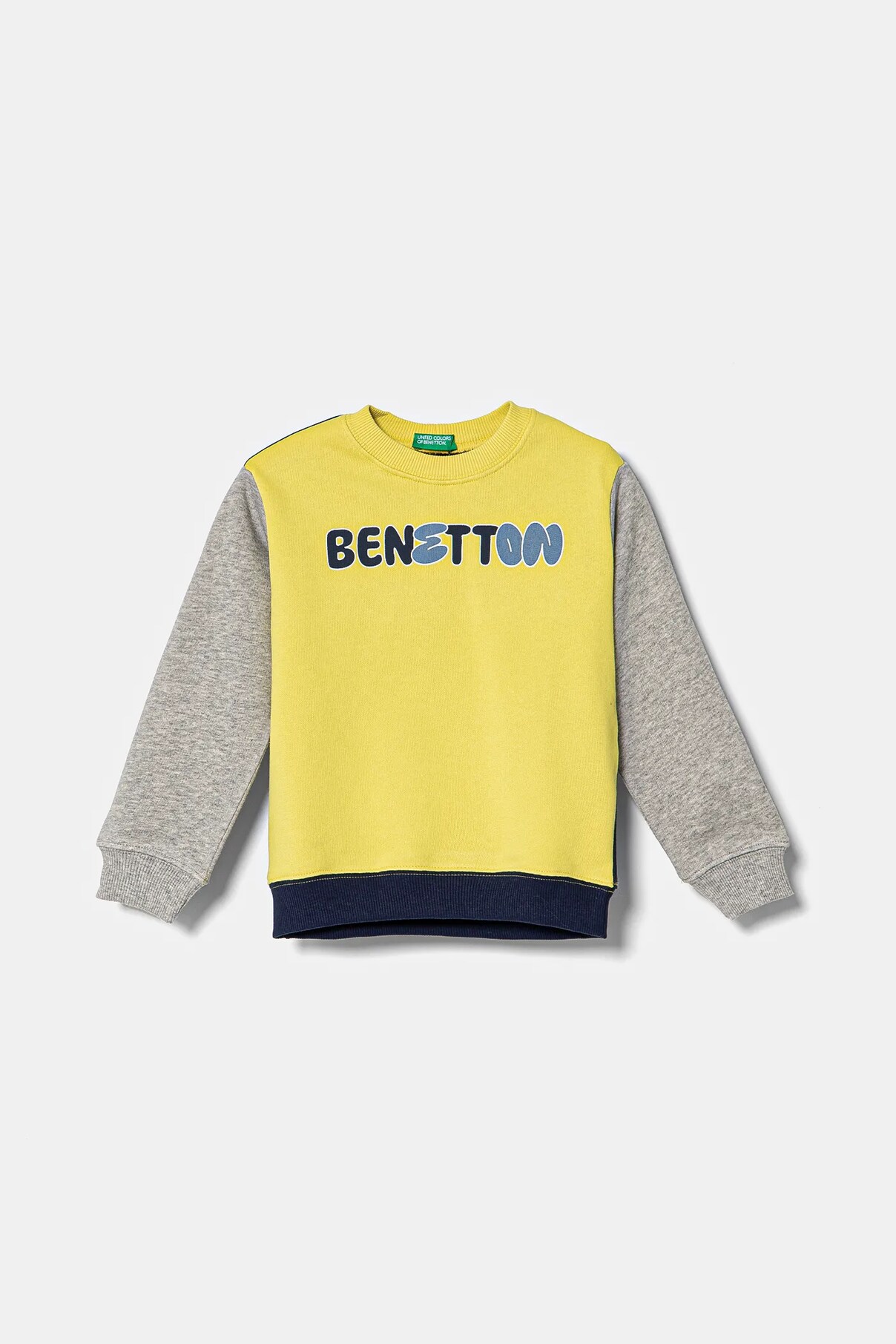 

Детская хлопковая толстовка United Colors Of Benetton, зеленый