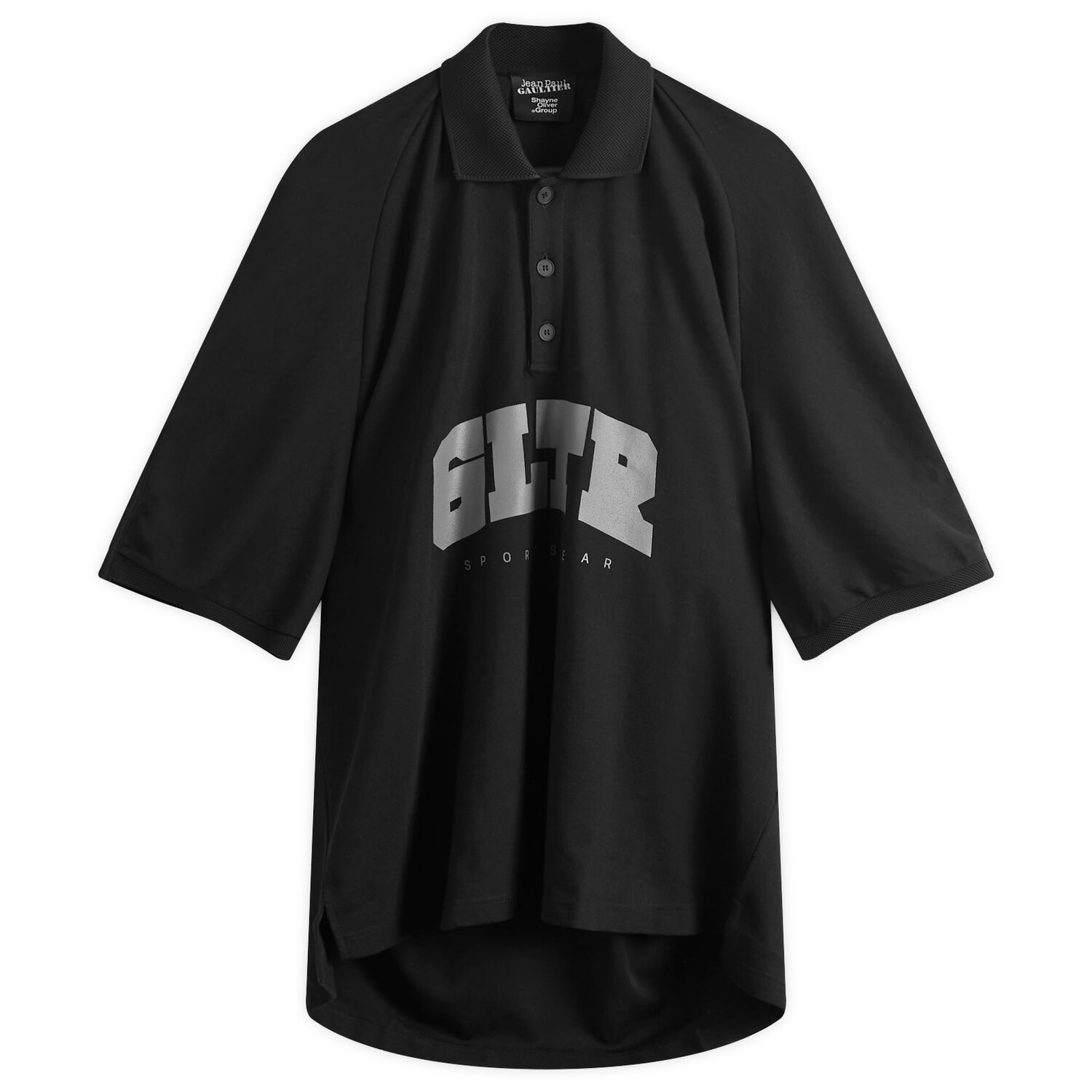 

Поло Jean Paul Gaultier Graphic Polo, черный