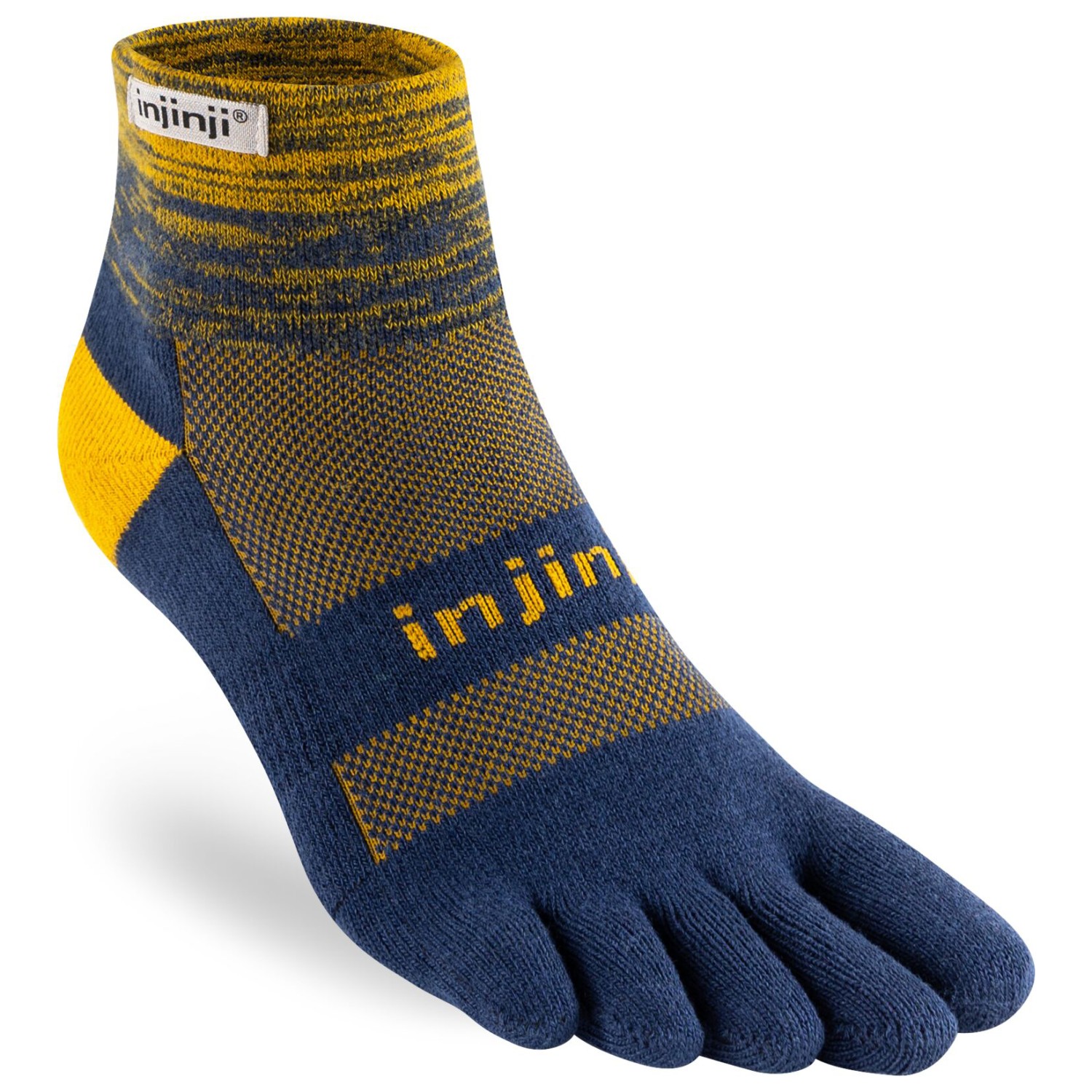 

Походные носки Injinji Trail Midweight Mini-Crew, цвет Moonlit