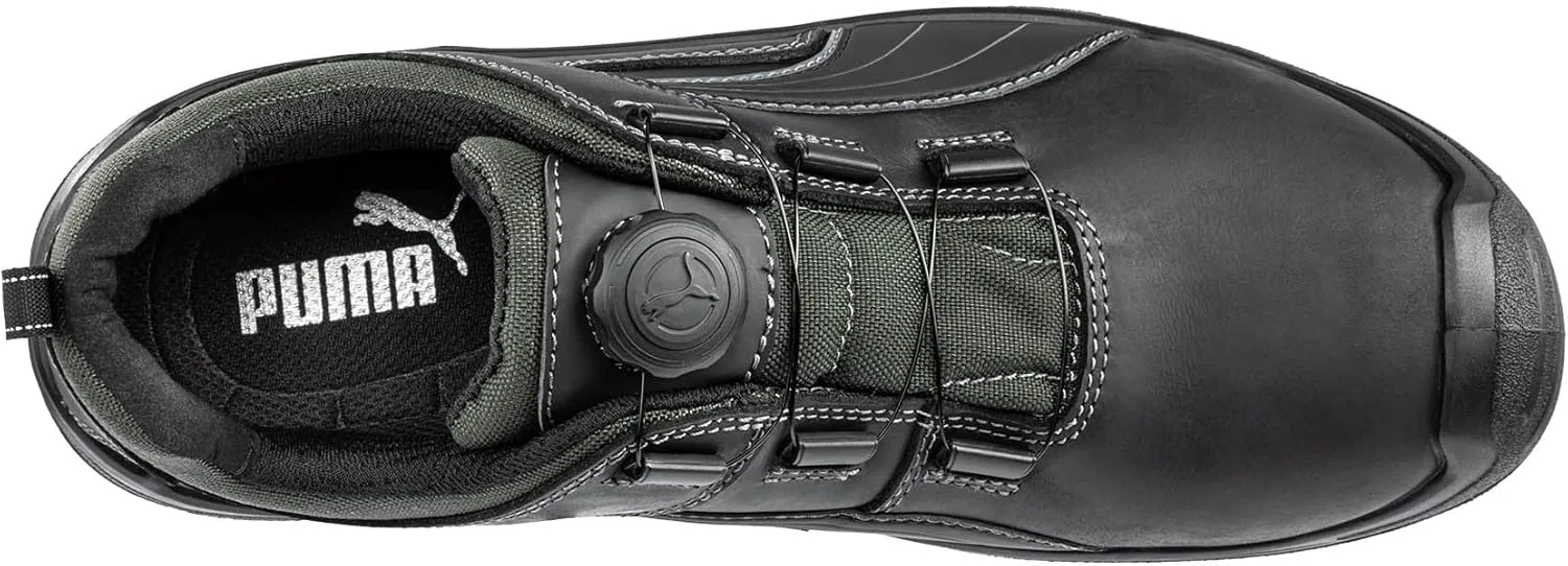 Защитные ботинки PUMA Safety Cascades DISC Low S3 CI HI HRO SRC с быстрой фиксацией и защитой от столкновений, для мужчин, серый — фото 3