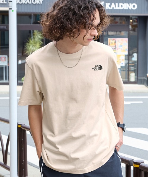 

Футболка с коротким рукавом, с логотипом THE NORTH FACE, цвет слоновая кость