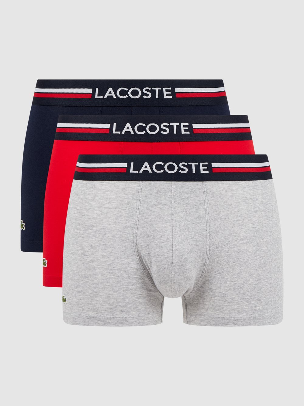 

Трусы-боксеры в упаковке по 3 шт Lacoste, красный