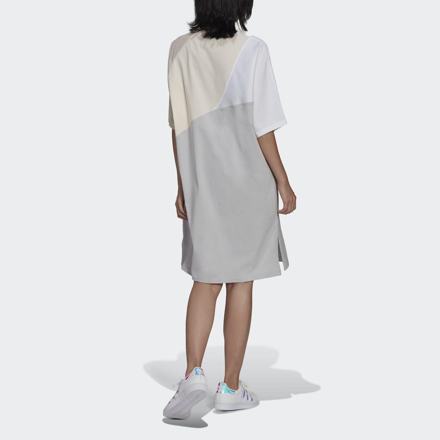 Платье ADICOLOR с короткими рукавами женское желтое Adidas Originals — фото 3