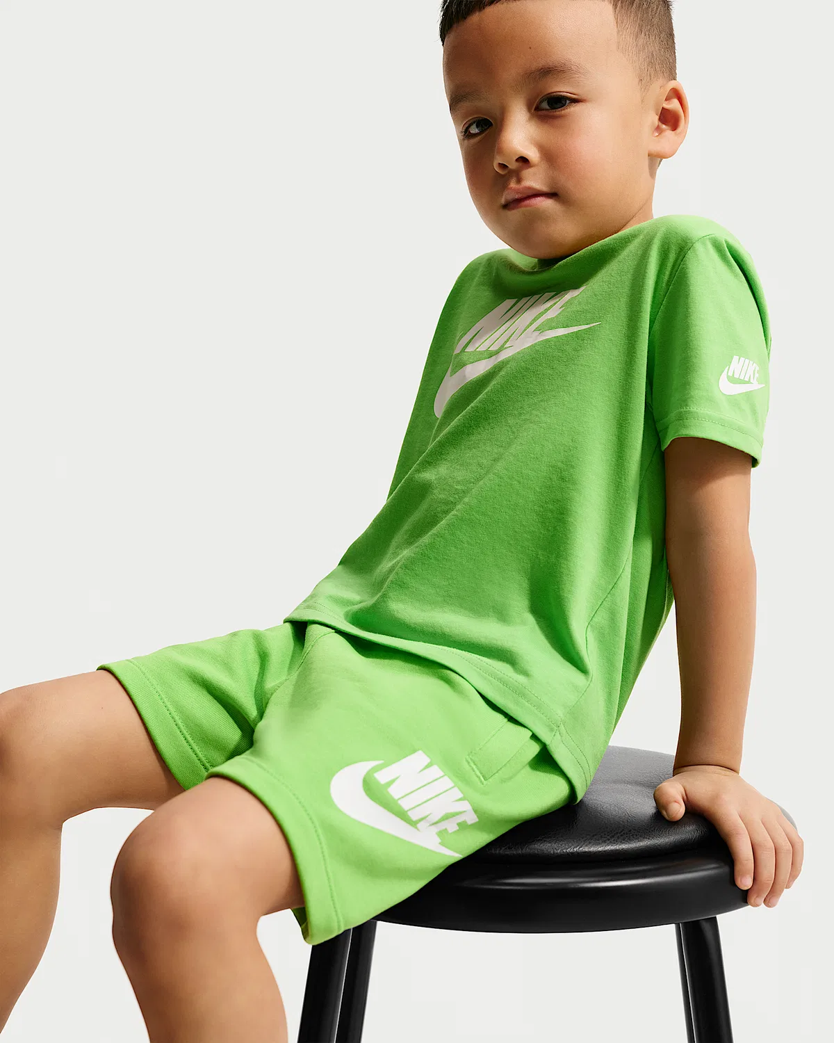 Шорты Nike Sportswear Club French Terry для малышей, Green — фото 4