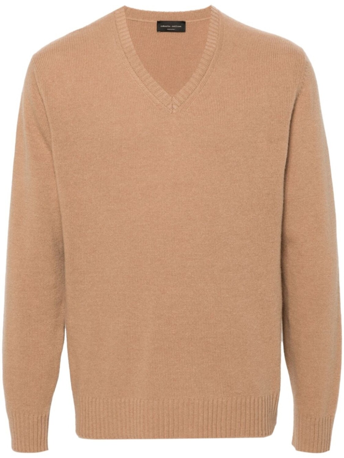 

Roberto Collina свитер из шерсти мериноса, коричневый