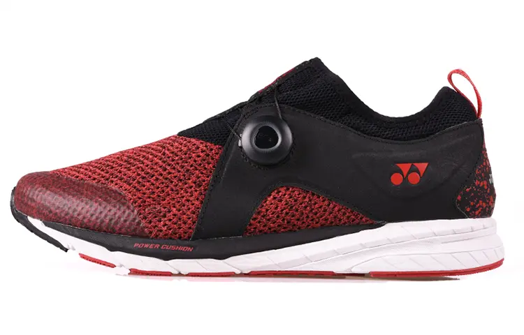 

YONEX Дышащие влагоотводящие низкие повседневные кроссовки Unisex черные красные