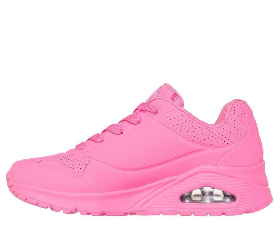 SKECHERS Женские кроссовки UNO SPREAD THE LOVE розовые — фото 4