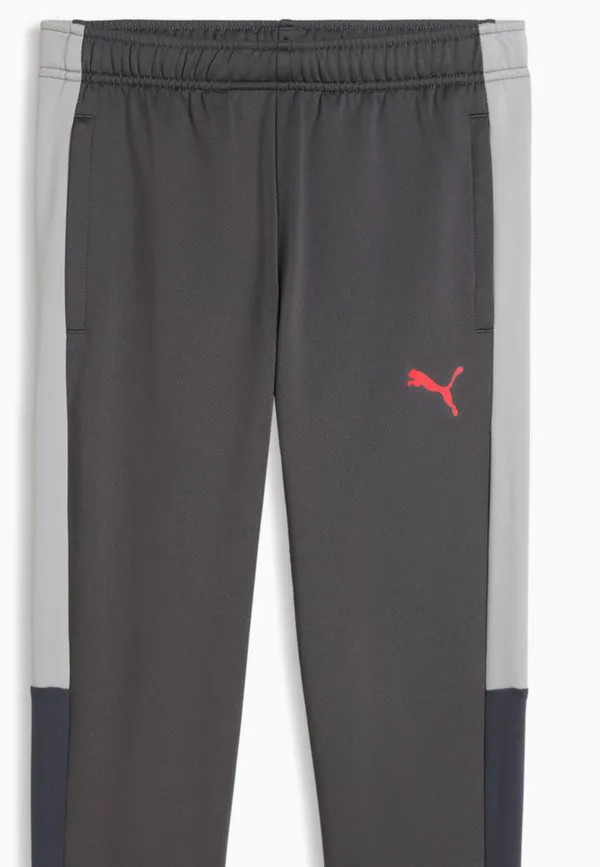 Спортивные штаны для настольного футбола индивидуальной лиги Puma, Strong Gray- Red-Gray Echo — фото 3