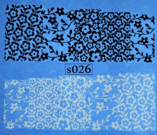 

Водные наклейки для ногтей - № S026, Raisin