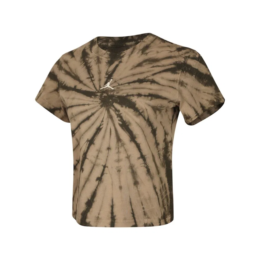 Футболка женская Khaki All Over Print с круглым вырезом Jordan